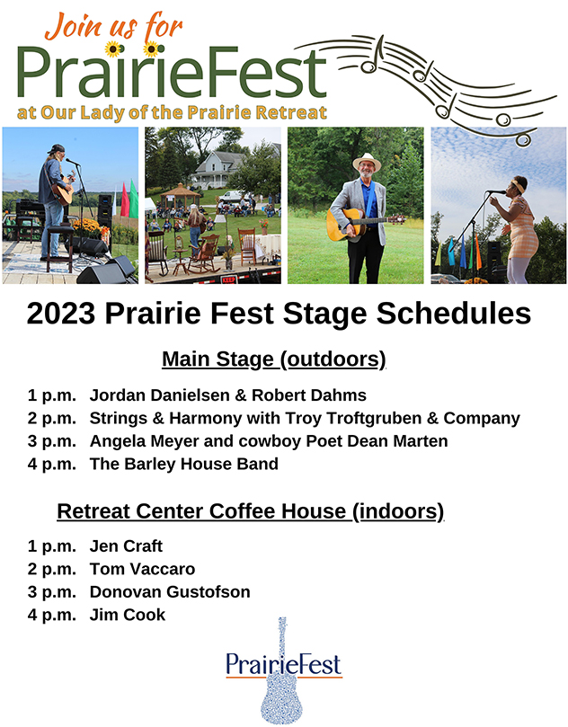 Prairie fest schedule for website cropped